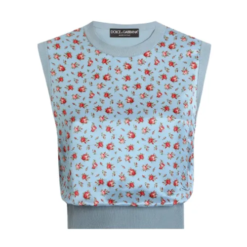 Tops > Sleeveless Tops - - Dolce & Gabbana - Modalova