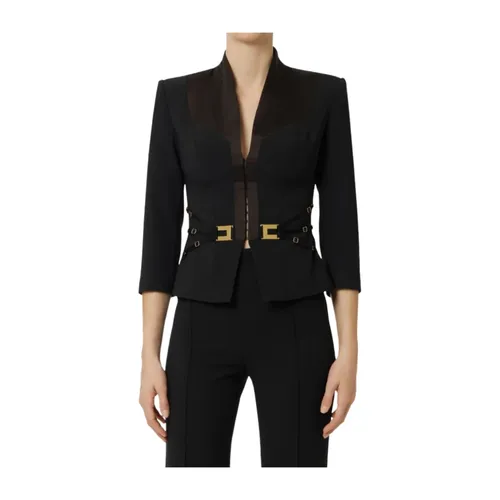 Jackets > Blazers - - Elisabetta Franchi - Modalova