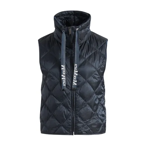 Max Mara - Jackets > Vests - Blue - Max Mara - Modalova