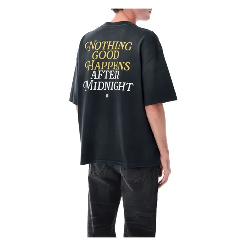 Amiri - Tops > T-Shirts - Black - Amiri - Modalova