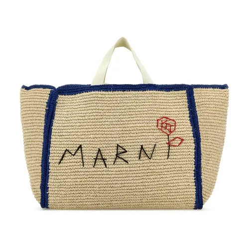Marni - Bags > Tote Bags - Beige - Marni - Modalova