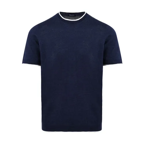 Drumohr - Tops > T-Shirts - Blue - Drumohr - Modalova