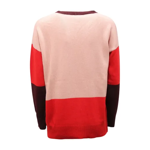 Knitwear > V-neck Knitwear - - Ferrante - Modalova
