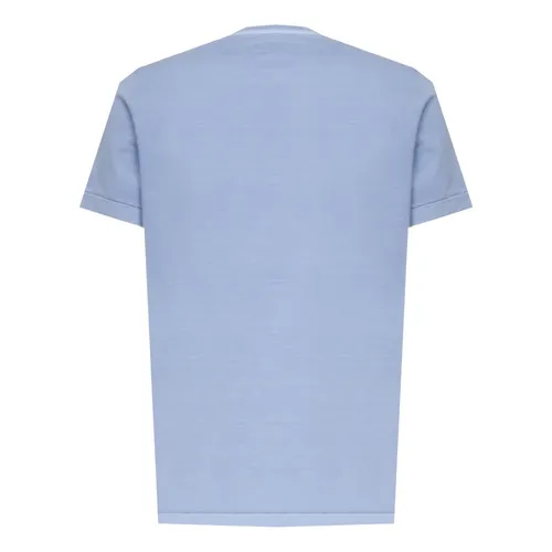 Fay - Tops > T-Shirts - Blue - Fay - Modalova