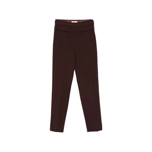 Trousers > Slim-fit Trousers - - Elisabetta Franchi - Modalova