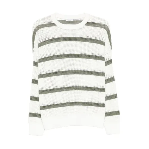 Knitwear > Round-neck Knitwear - - Brunello Cucinelli - Modalova