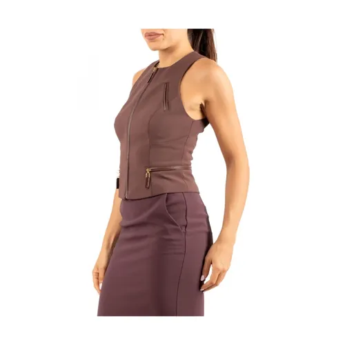 Tops > Sleeveless Tops - - Elisabetta Franchi - Modalova
