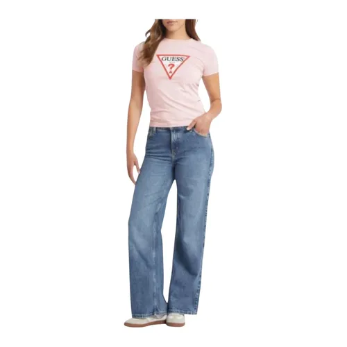 Guess - Tops > T-Shirts - Pink - Guess - Modalova