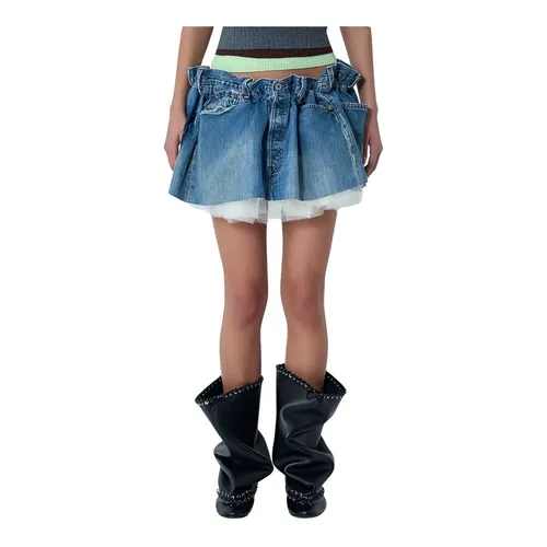 Skirts > Denim Skirts - - August Barron - Modalova
