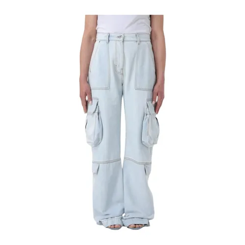 Msgm - Jeans > Wide Jeans - Blue - Msgm - Modalova