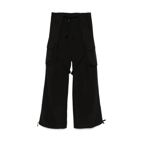 Trousers > Wide Trousers - - Ann Demeulemeester - Modalova