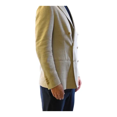 Fay - Jackets > Blazers - Beige - Fay - Modalova