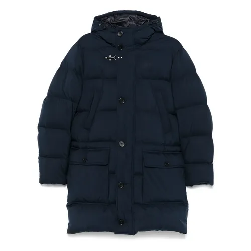 Fay - Coats > Parkas - Blue - Fay - Modalova