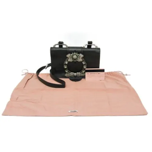 Pre-owned > Pre-owned Bags > Pre-owned Cross Body Bags - - Miu Miu Pre-owned - Modalova