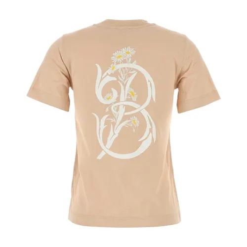 Burberry - Tops > T-Shirts - Pink - Burberry - Modalova
