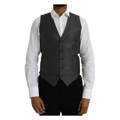 Suits > Suit Vests - - Dolce & Gabbana - Modalova