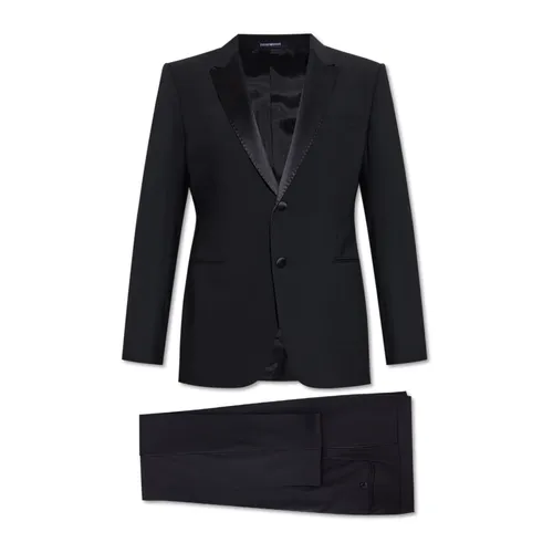 Suits > Suit Sets > Single Breasted Suits - - Emporio Armani - Modalova