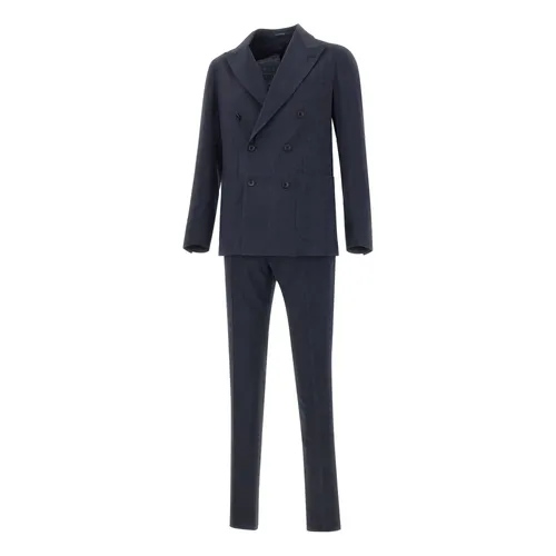 Suits > Suit Sets > Double Breasted Suits - - Tagliatore - Modalova