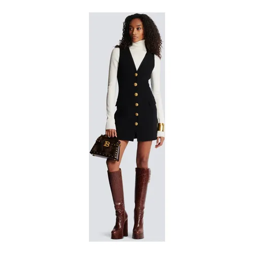 Balmain - Jackets > Vests - Black - Balmain - Modalova