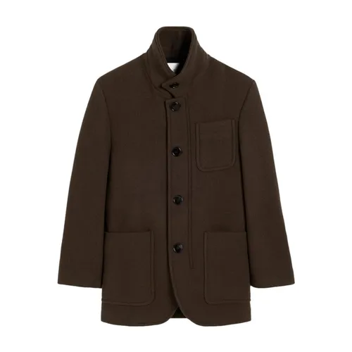 Coats > Single-Breasted Coats - - Ami Paris - Modalova