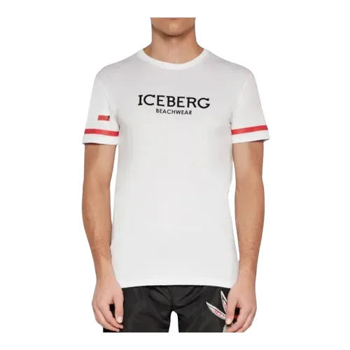 Iceberg - Tops > T-Shirts - White - Iceberg - Modalova