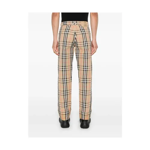 Trousers > Straight Trousers - - Burberry - Modalova