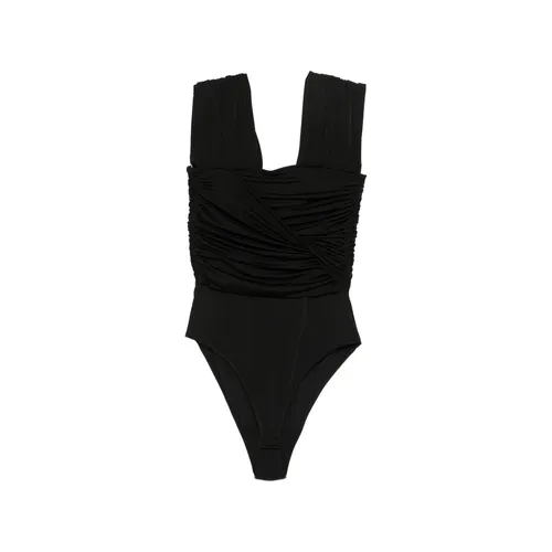 Ganni - Tops > Body - Black - Ganni - Modalova