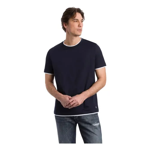 Dondup - Tops > T-Shirts - Blue - Dondup - Modalova