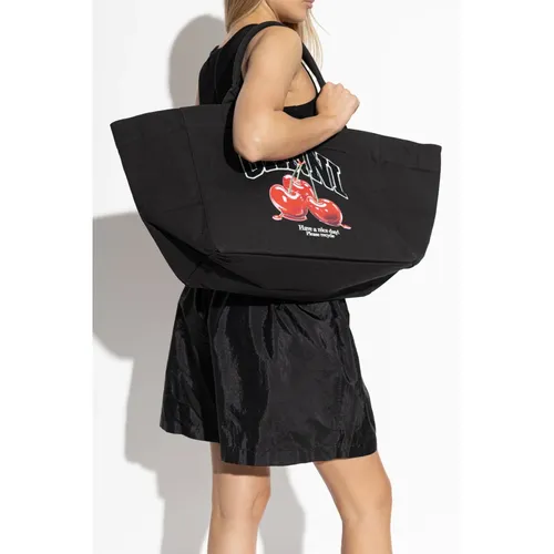 Ganni - Bags > Tote Bags - Black - Ganni - Modalova