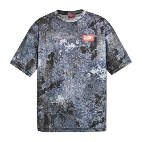 Diesel - Tops > T-Shirts - Blue - Diesel - Modalova