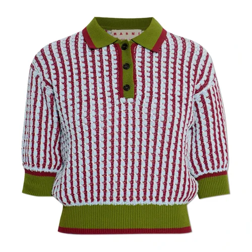 Knitwear > V-neck Knitwear - - Marni - Modalova