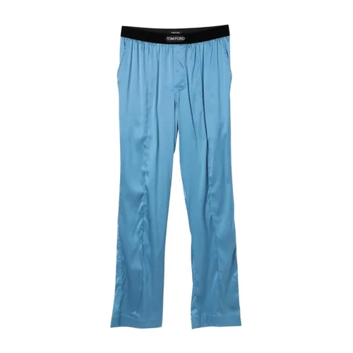 Trousers > Straight Trousers - - Tom Ford - Modalova