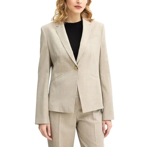 Hugo - Jackets > Blazers - Beige - Hugo - Modalova