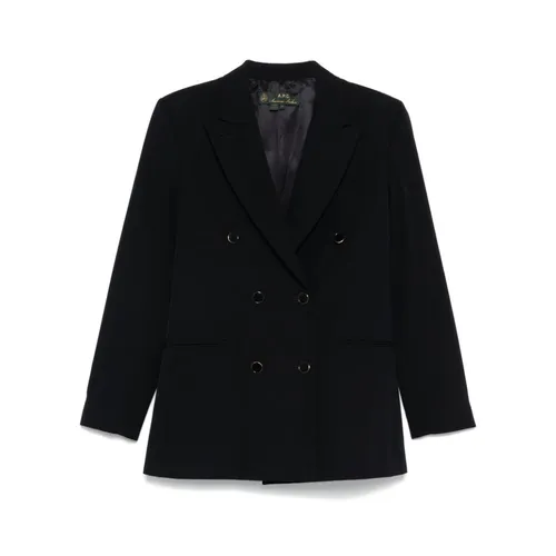 A.p.c. - Jackets > Blazers - Blue - A.p.c. - Modalova
