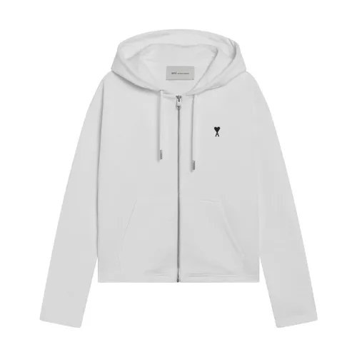 Sweatshirts & Hoodies > Zip-throughs - - Ami Paris - Modalova