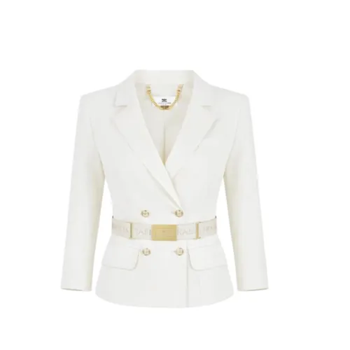 Jackets > Blazers - - Elisabetta Franchi - Modalova