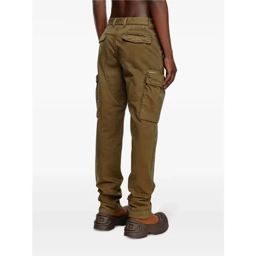 Trousers > Straight Trousers - - Diesel - Modalova