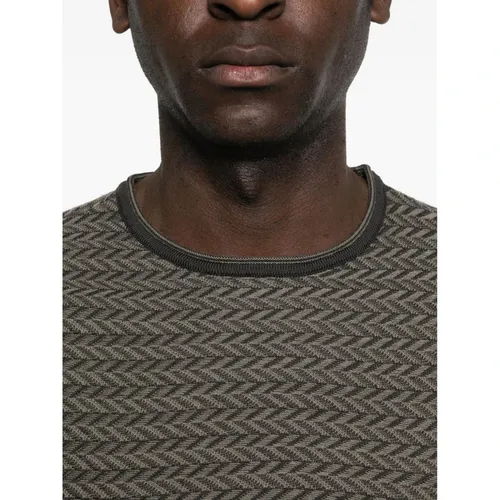 Knitwear > Round-neck Knitwear - - Emporio Armani - Modalova