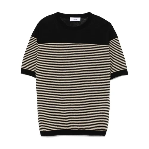 Lardini - Tops > T-Shirts - Black - Lardini - Modalova
