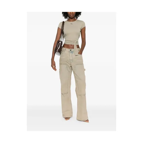 Diesel - Tops > T-Shirts - Beige - Diesel - Modalova