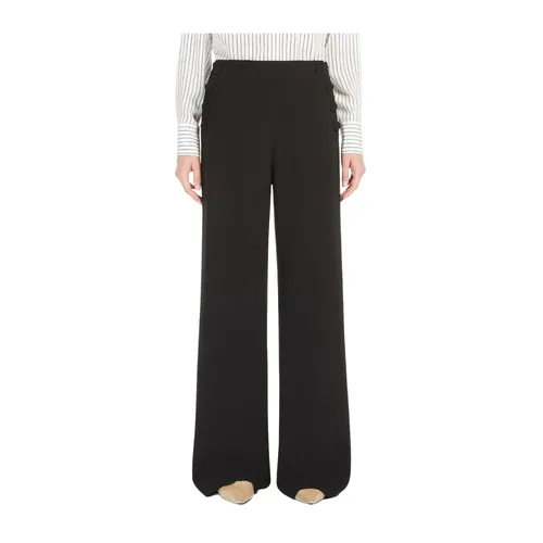 Trousers > Wide Trousers - - Max Mara Studio - Modalova