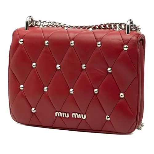 Pre-owned > Pre-owned Bags > Pre-owned Cross Body Bags - - Miu Miu Pre-owned - Modalova