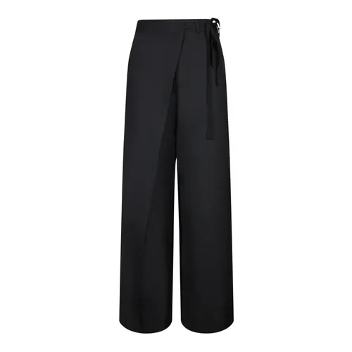 Trousers > Wide Trousers - - MM6 Maison Margiela - Modalova