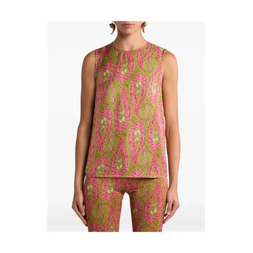 Tops > Sleeveless Tops - - Etro - Modalova