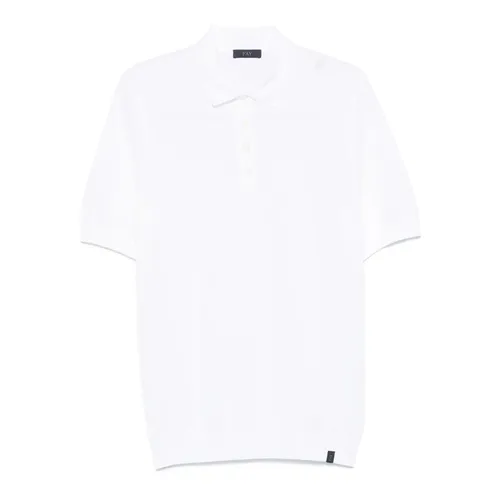 Fay - Tops > Polo Shirts - White - Fay - Modalova
