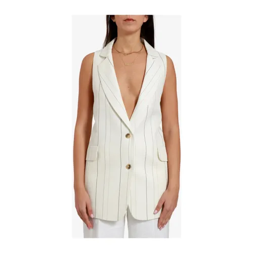 Jackets > Vests - - Semicouture - Modalova