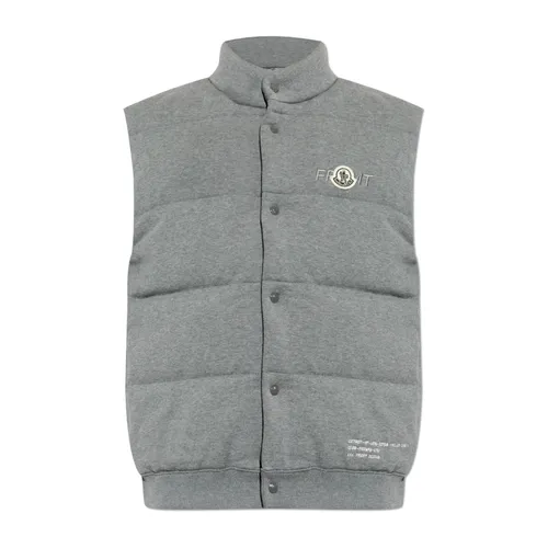 Moncler - Jackets > Vests - Gray - Moncler - Modalova