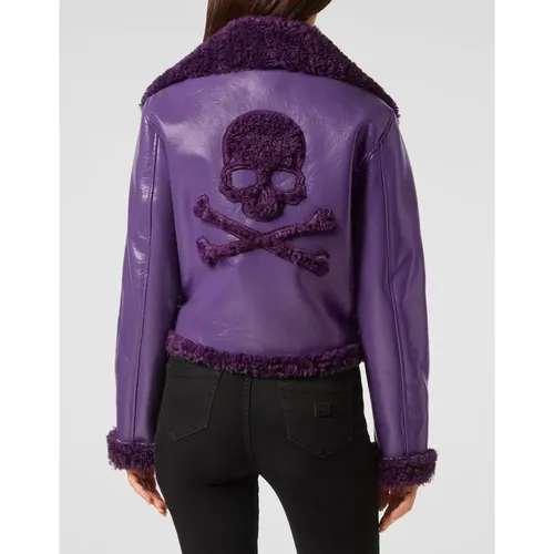 Jackets > Faux Fur & Shearling Jackets - - Philipp Plein - Modalova