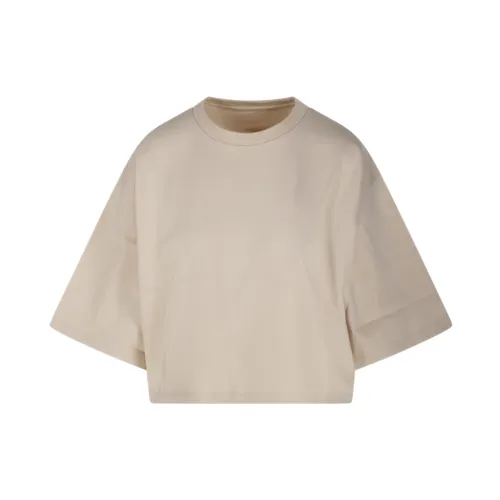 Tops > T-Shirts - - Sandbeige - Modalova