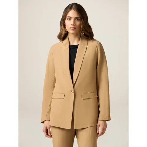 Oltre - Jackets > Blazers - Beige - Oltre - Modalova